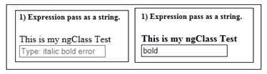 Pass expression as a string